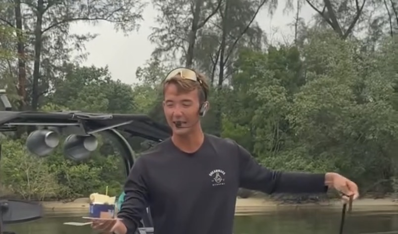Wakesurfing birthday activity at Marina Country Club in Singapore